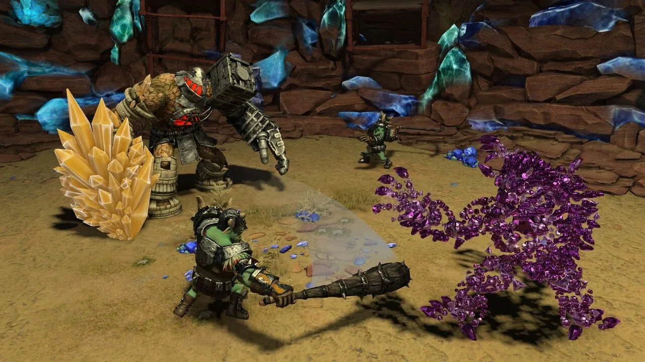 Knack gameplay on PlayStation 4