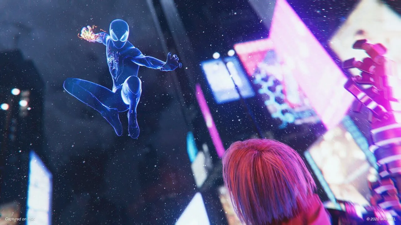 Marvel's Spider-Man: Miles Morales gameplay on PlayStation 4