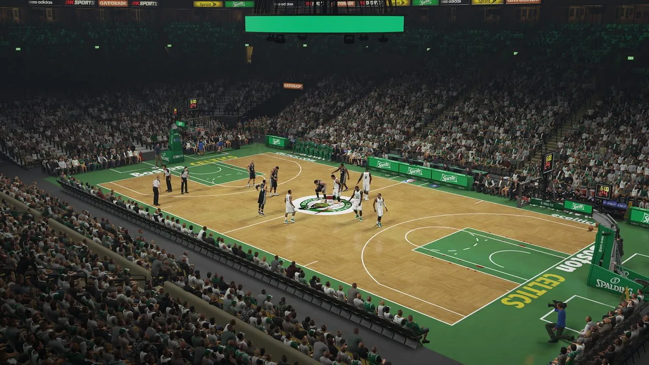 NBA 2K15 gameplay on PlayStation 4