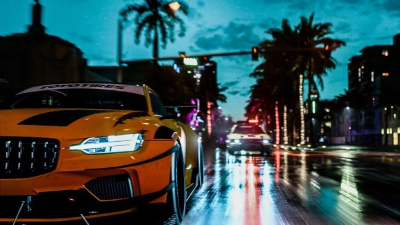 Need for Speed: Heat gameplay on PlayStation 4
