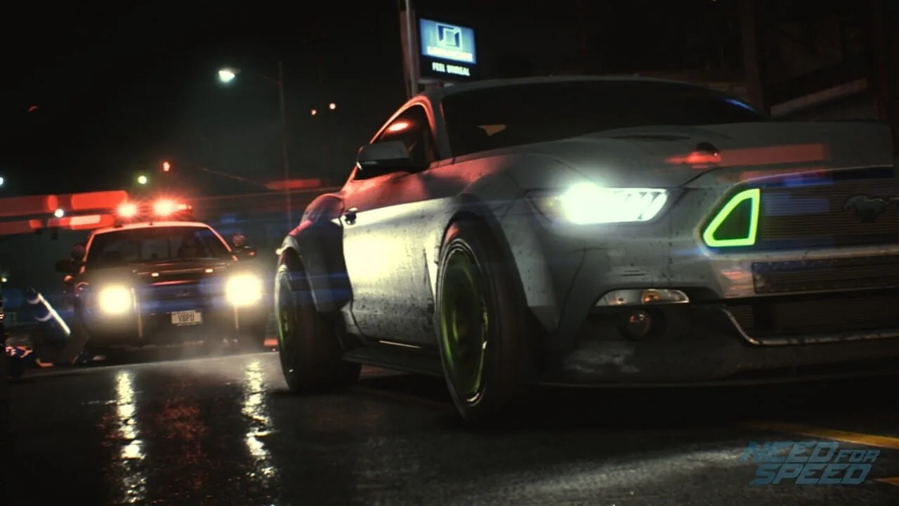 Need for Speed gameplay on PlayStation 4