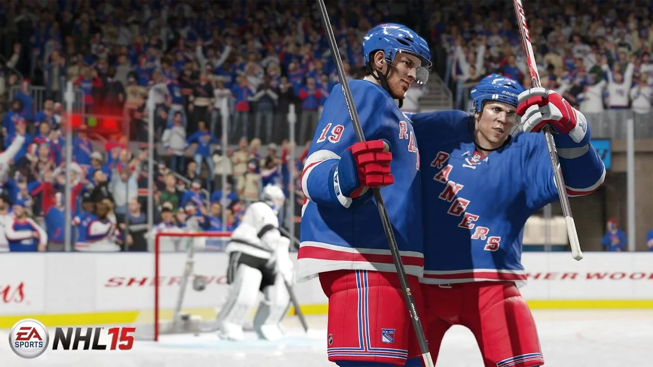 NHL 15 gameplay on PlayStation 4