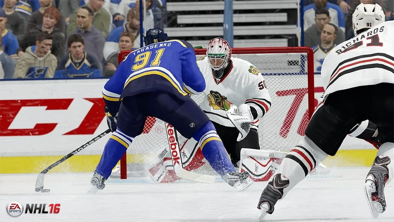 NHL 16 gameplay on PlayStation 4