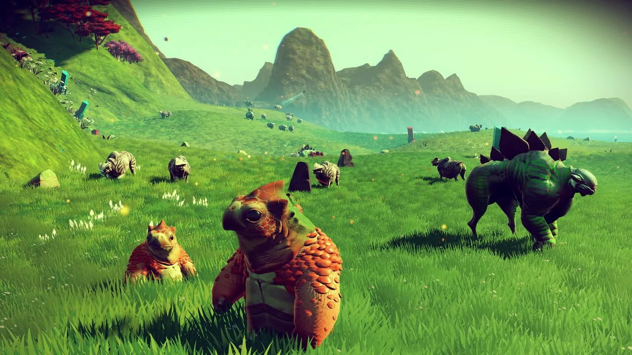 No Man's Sky gameplay on PlayStation 4