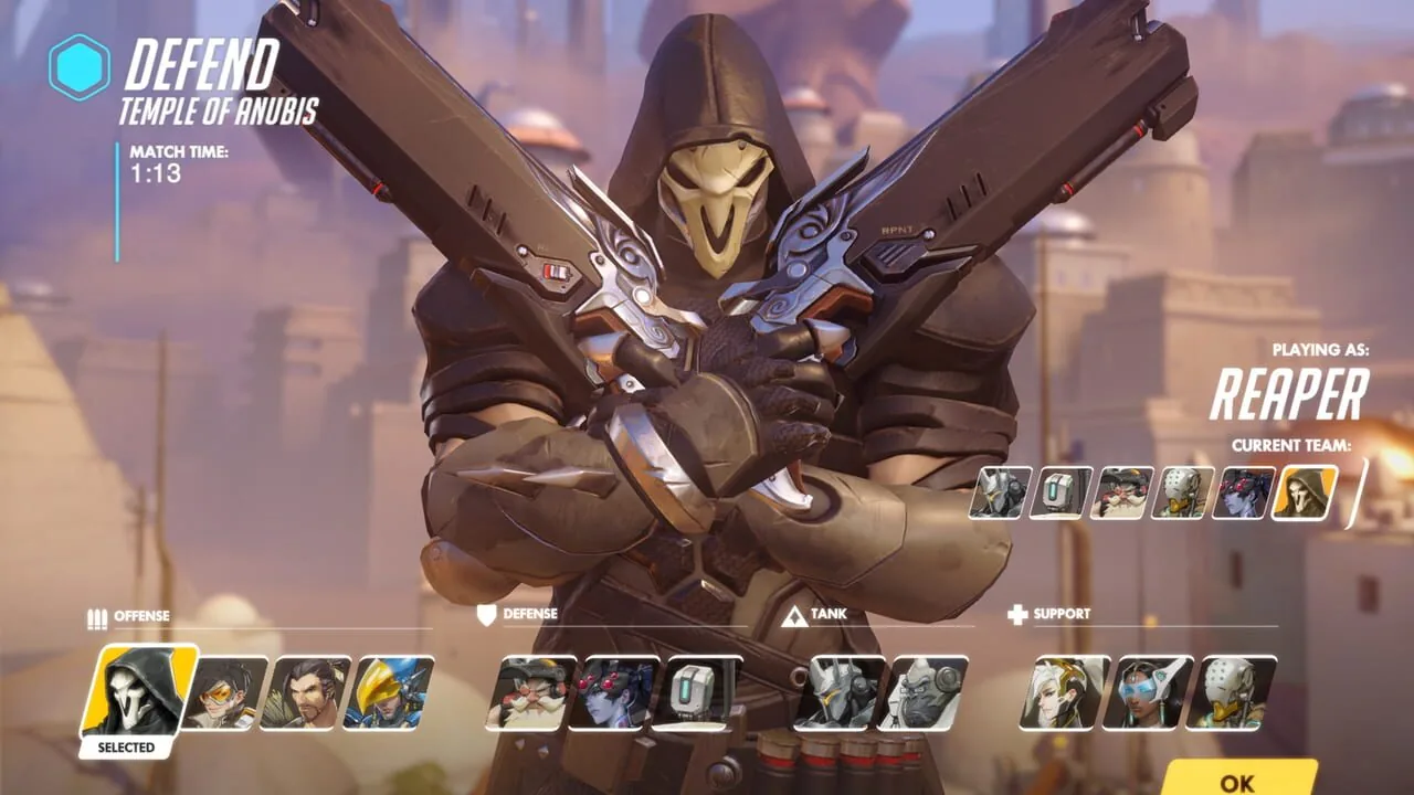 Overwatch gameplay on PlayStation 4