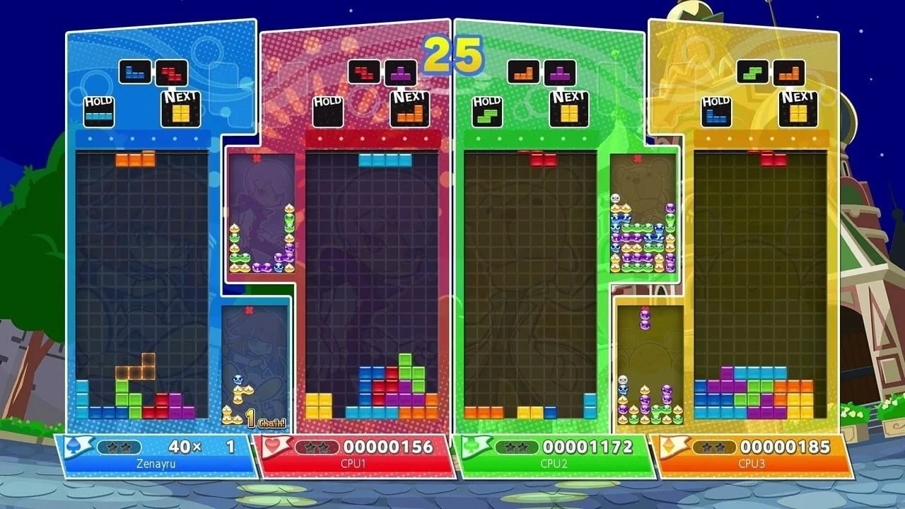 Puyo Puyo Tetris gameplay on PlayStation 4