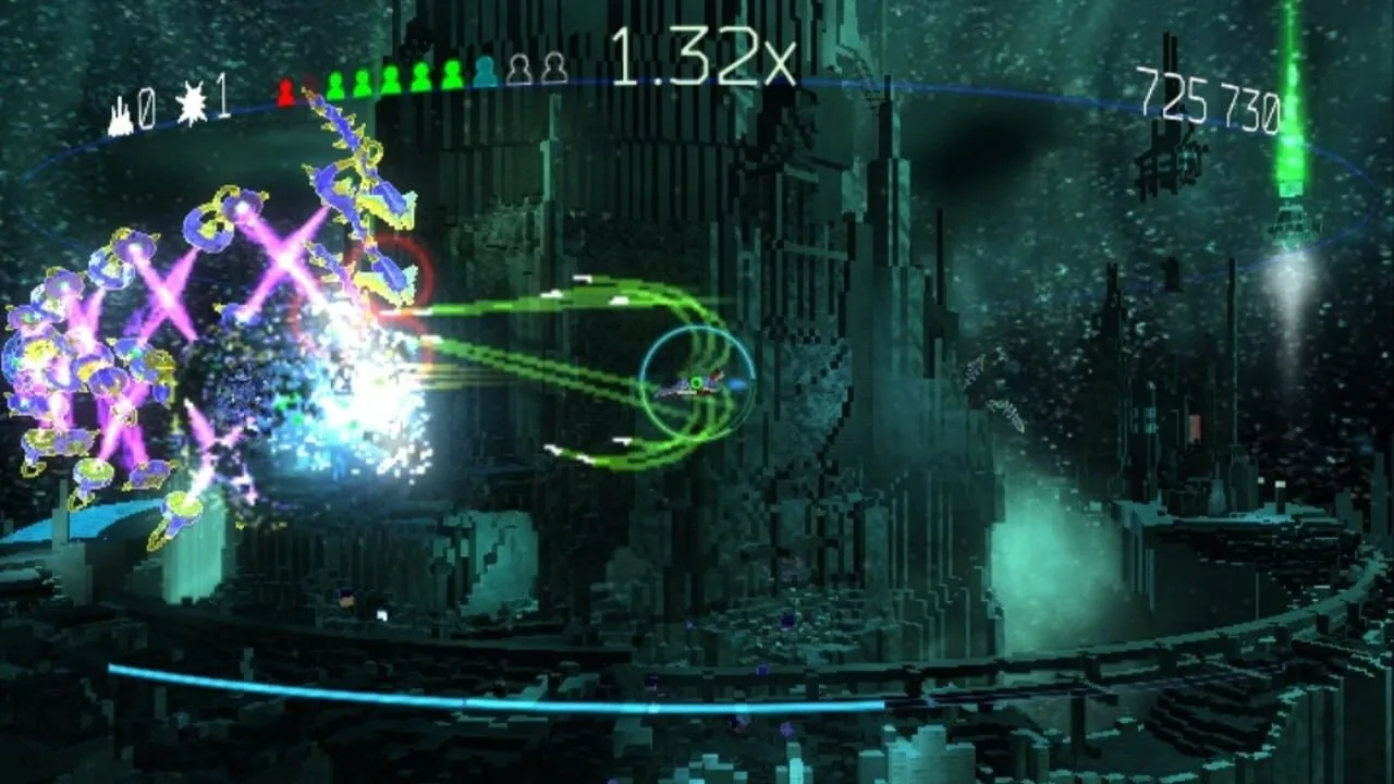 Resogun screenshot 1