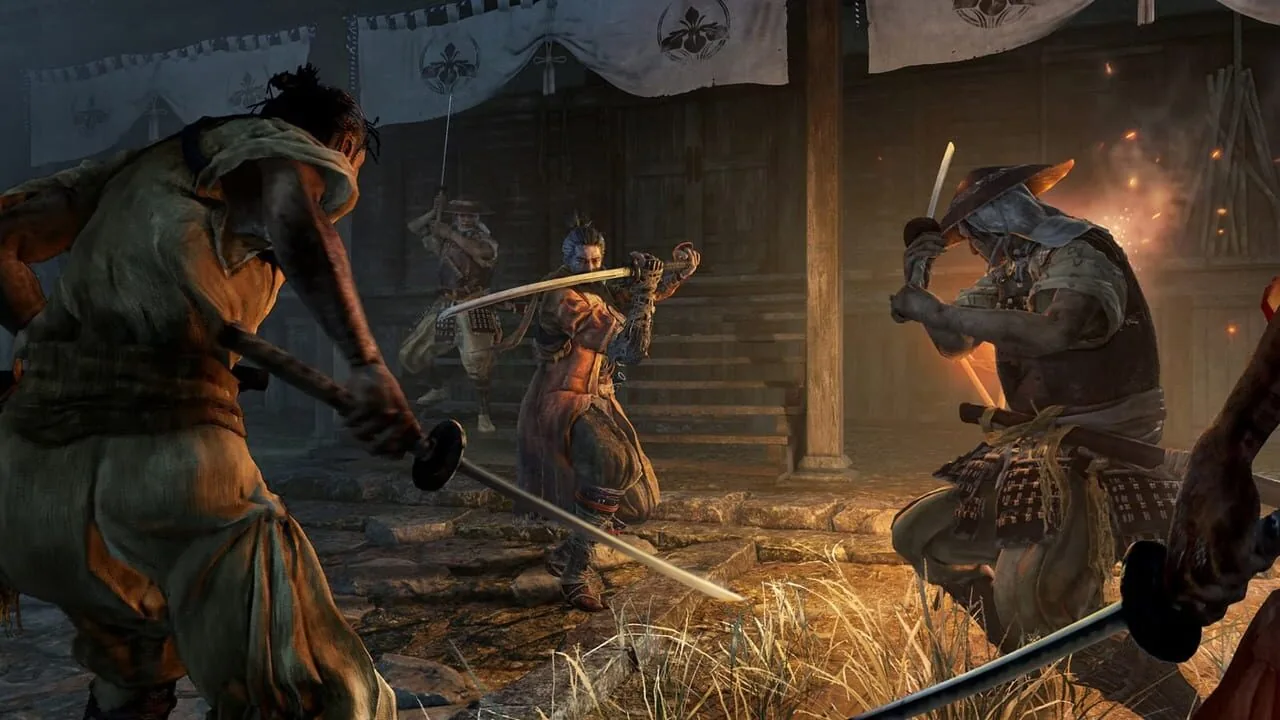 Sekiro: Shadows Die Twice gameplay on PlayStation 4