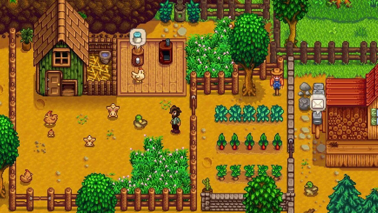Stardew Valley gameplay on PlayStation 4