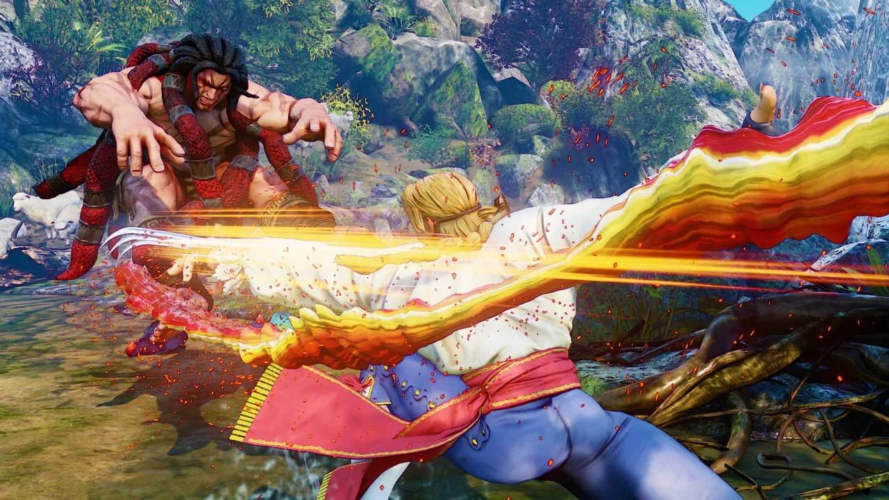 Street Fighter V gameplay on PlayStation 4