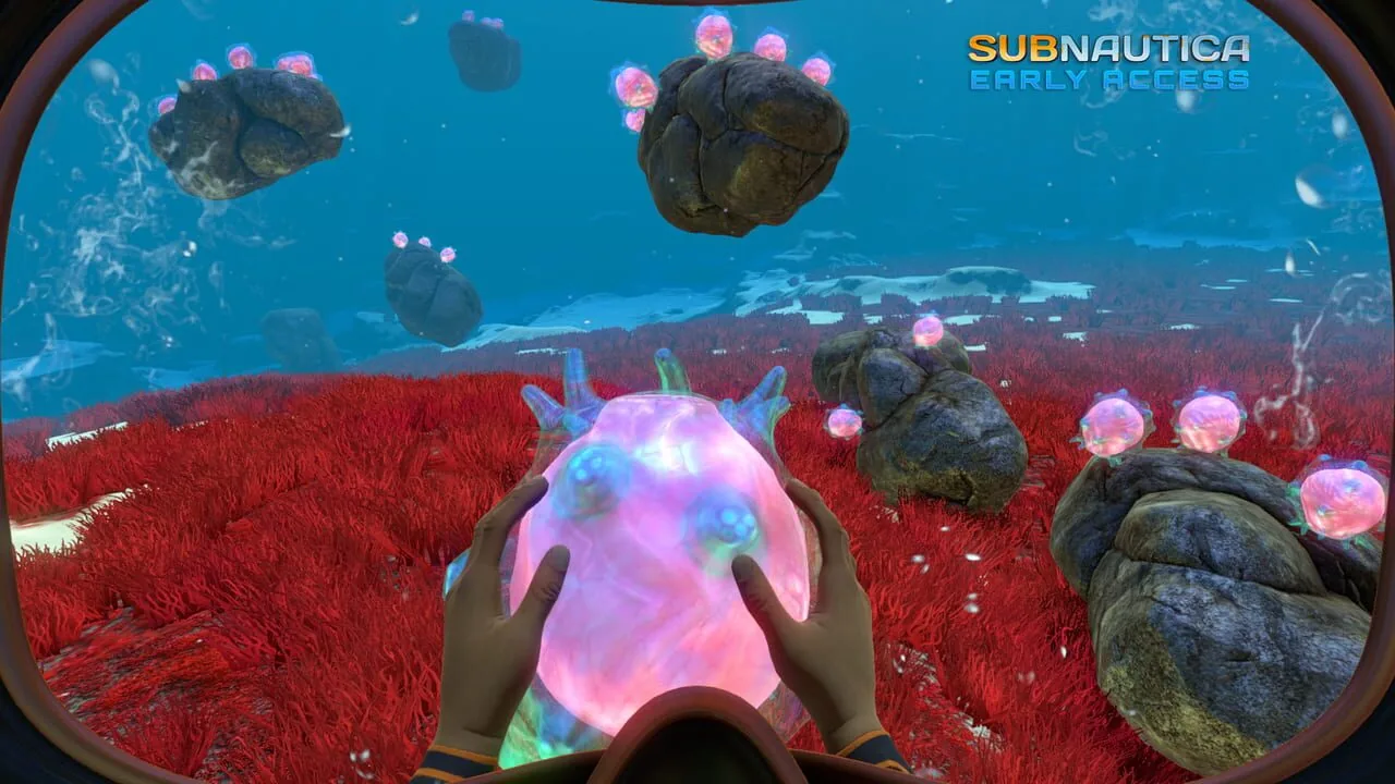 Subnautica gameplay on PlayStation 4