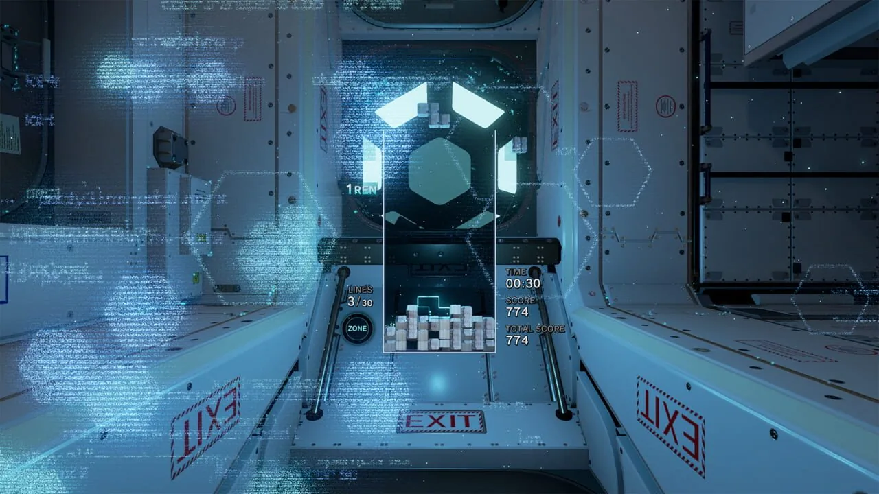 Tetris Effect gameplay on PlayStation 4