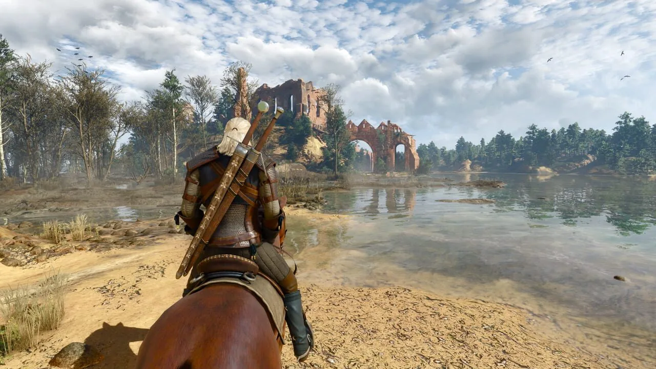 The Witcher 3: Wild Hunt gameplay on PlayStation 4
