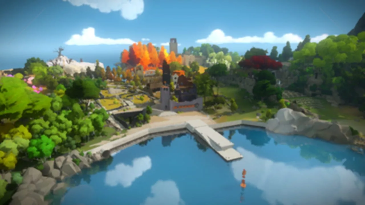 The Witness gameplay on PlayStation 4