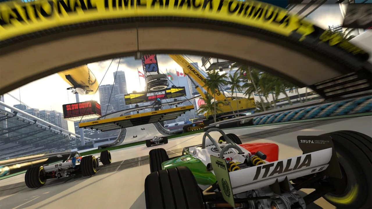 TrackMania Turbo gameplay on PlayStation 4