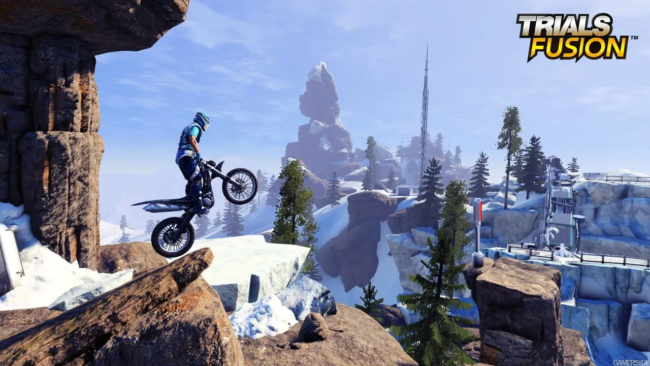 Trials Fusion gameplay on PlayStation 4