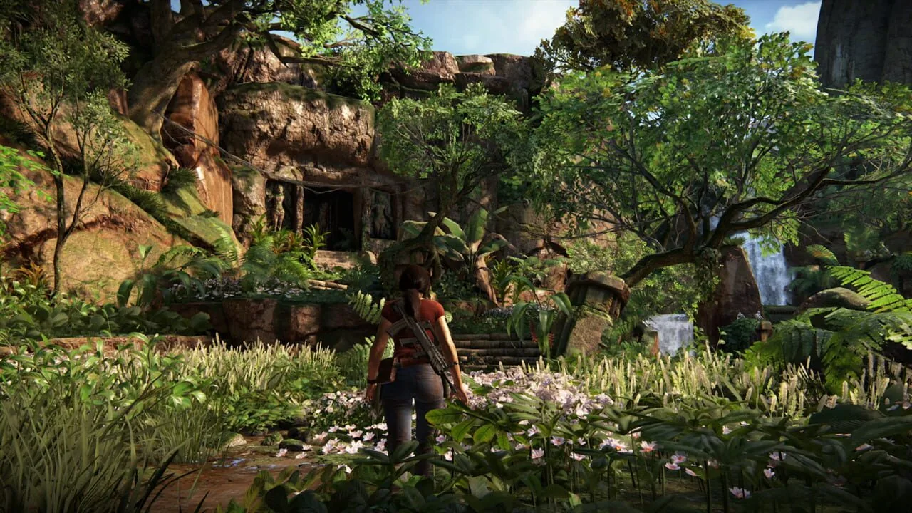 Uncharted: The Lost Legacy gameplay on PlayStation 4