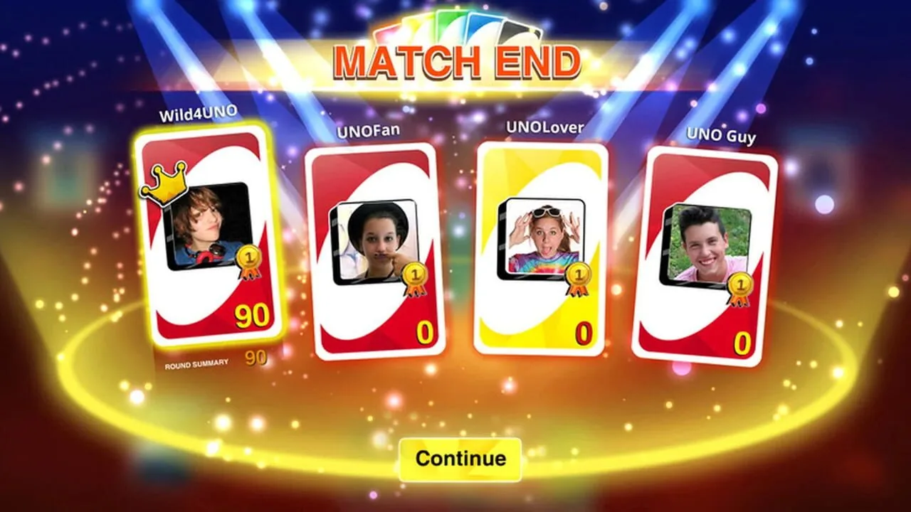 Uno gameplay on PlayStation 4
