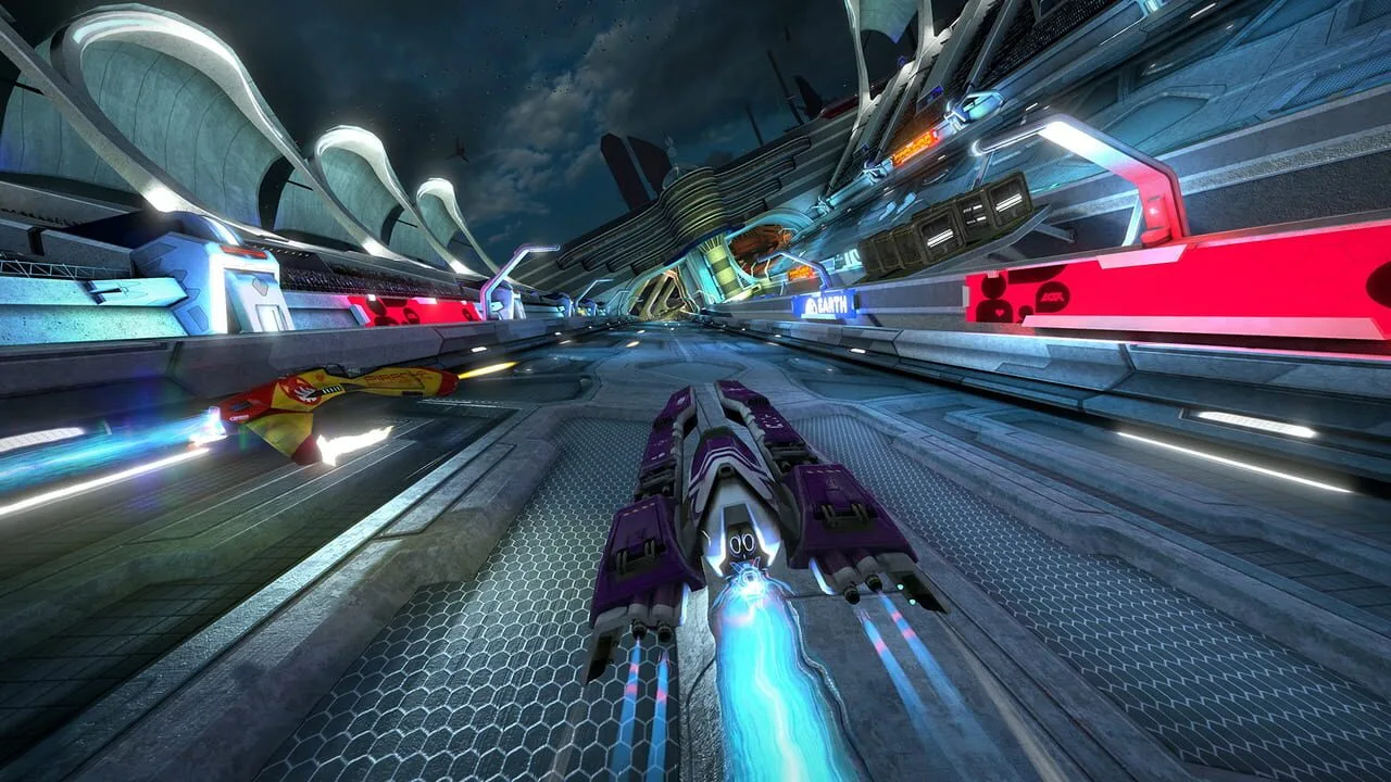 WipEout: Omega Collection gameplay on PlayStation 4