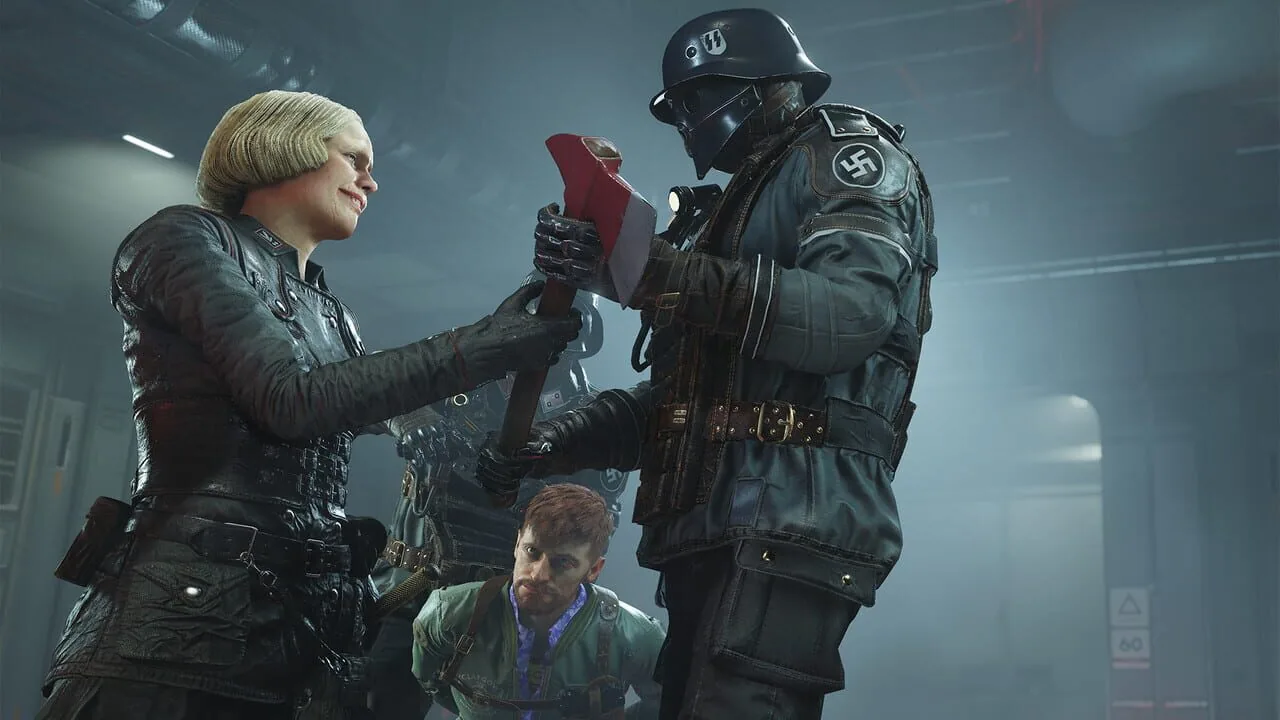 Wolfenstein II: The New Colossus gameplay on PlayStation 4