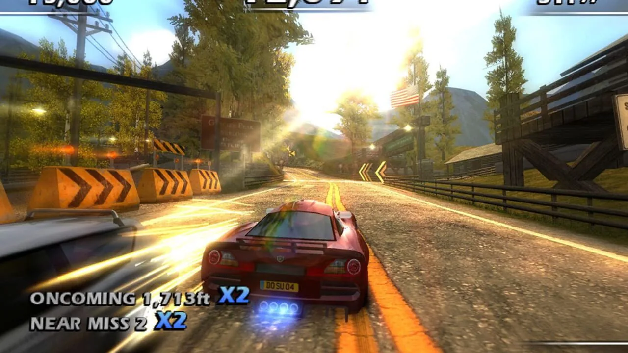 Burnout Dominator gameplay on PlayStation Portable
