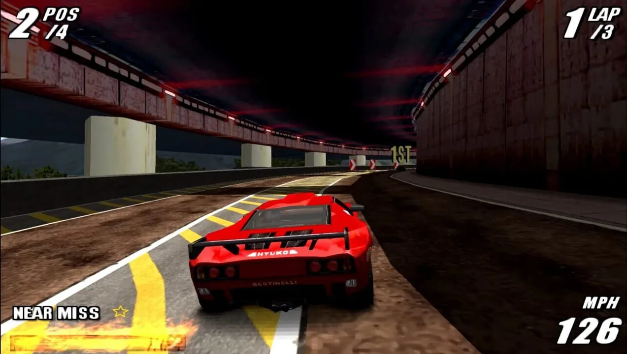 Burnout Legends gameplay on PlayStation Portable