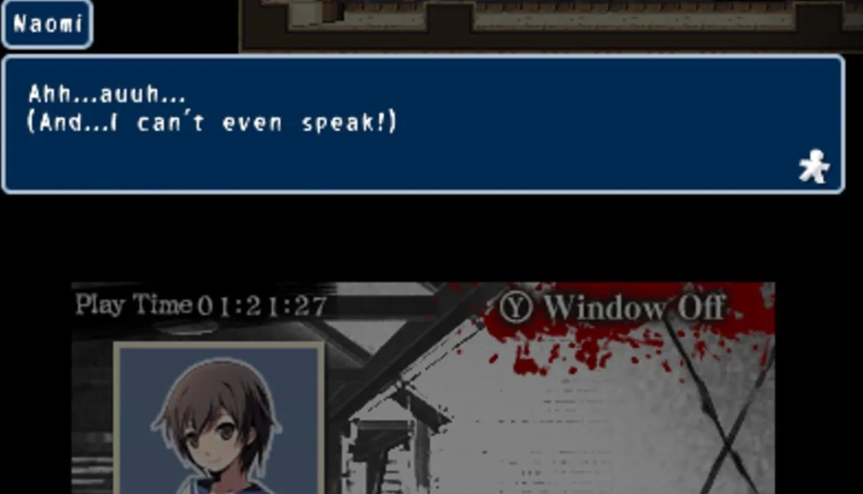 Corpse Party gameplay on PlayStation Portable