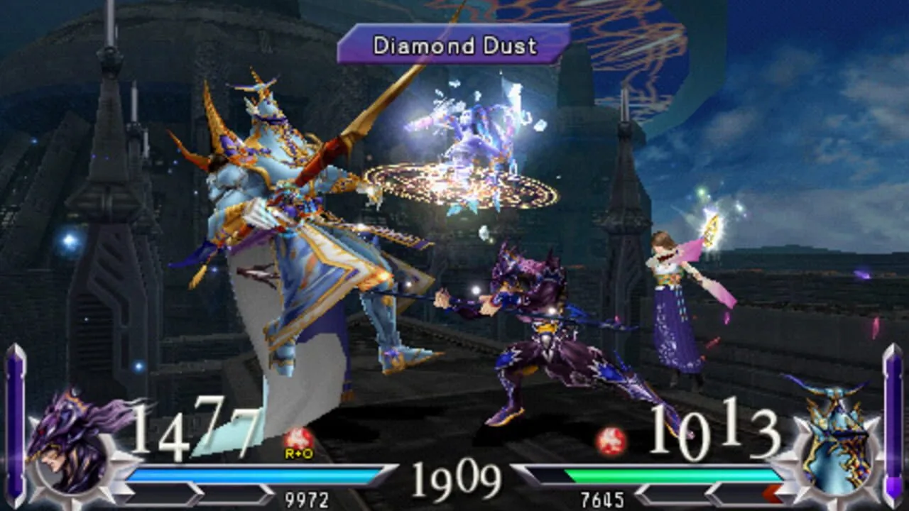 Dissidia 012 Final Fantasy gameplay on PlayStation Portable