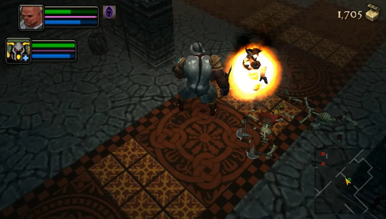 Dungeon Siege: Throne of Agony gameplay on PlayStation Portable