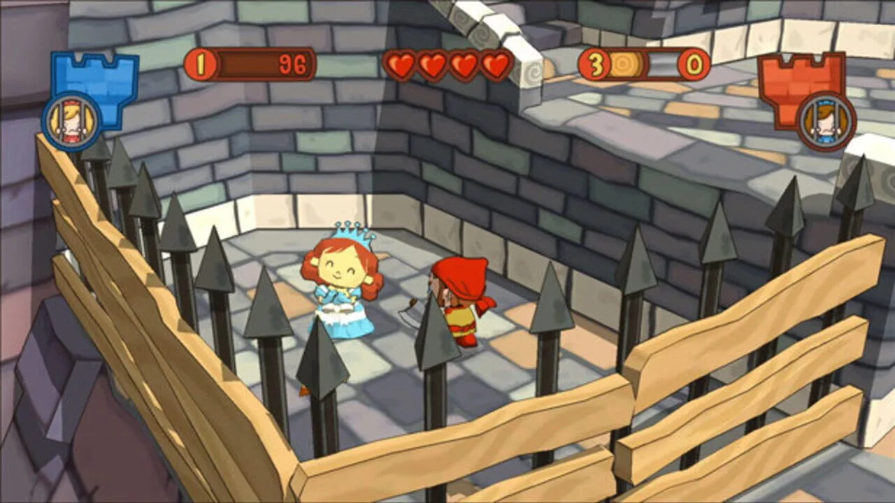 Fat Princess gameplay on PlayStation Portable