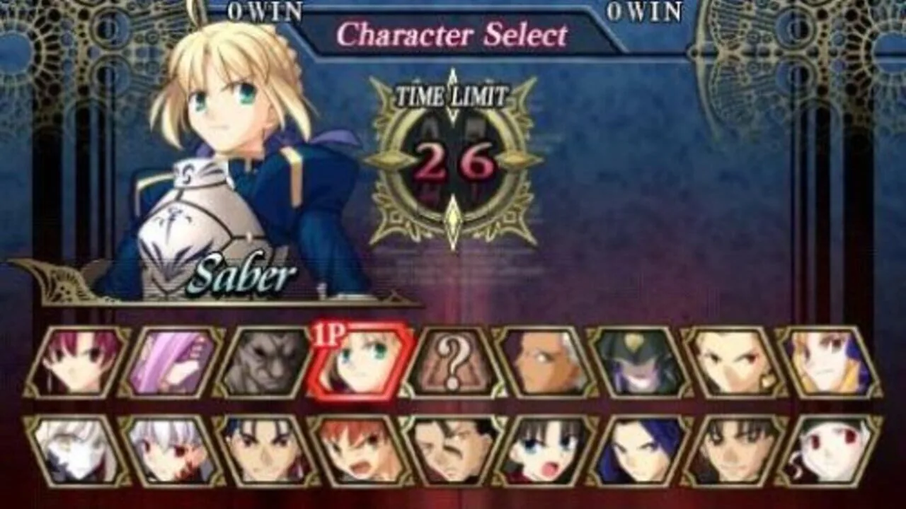 Fate/unlimited codes gameplay on PlayStation Portable