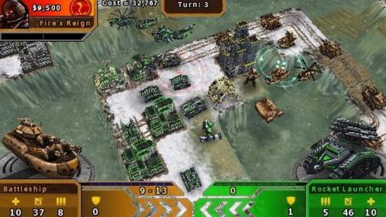 Field Commander gameplay on PlayStation Portable