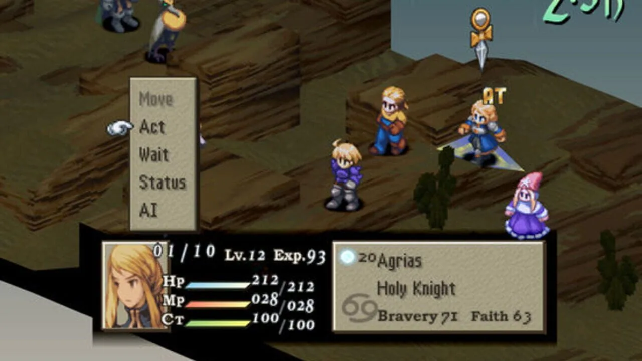 Final Fantasy Tactics: The War of the Lions gameplay on PlayStation Portable
