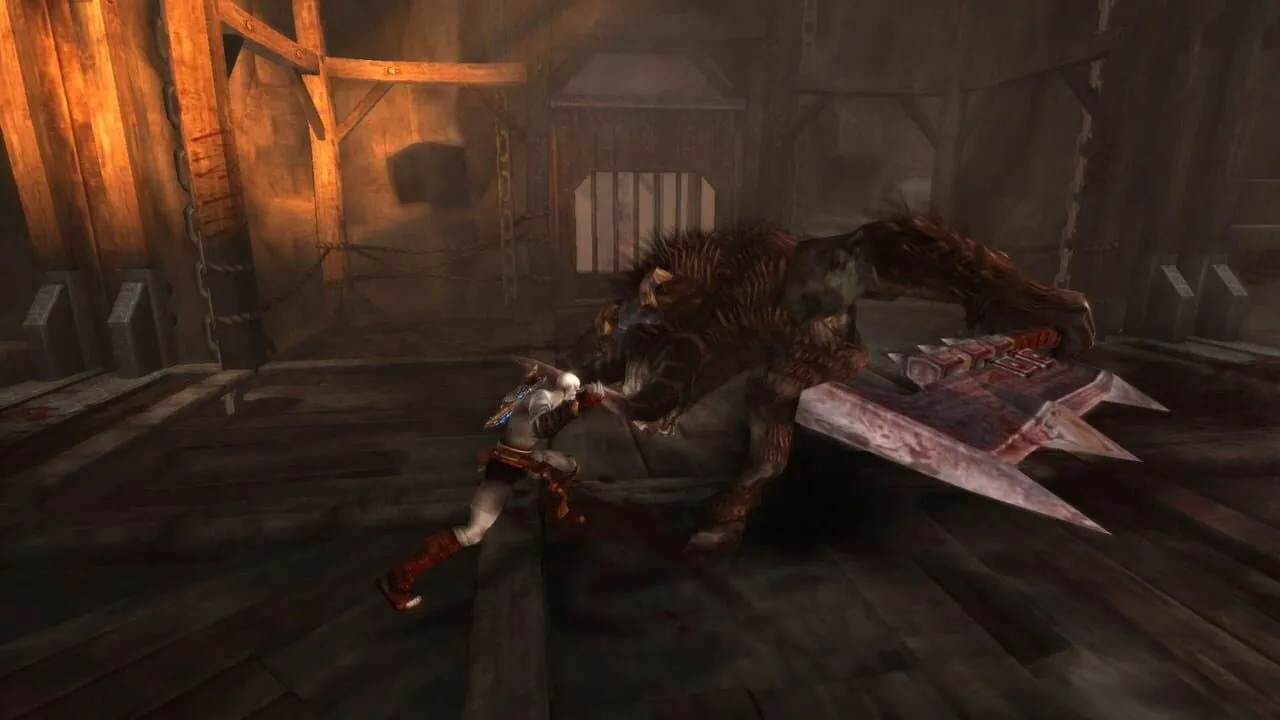 God of War: Ghost of Sparta gameplay on PlayStation Portable