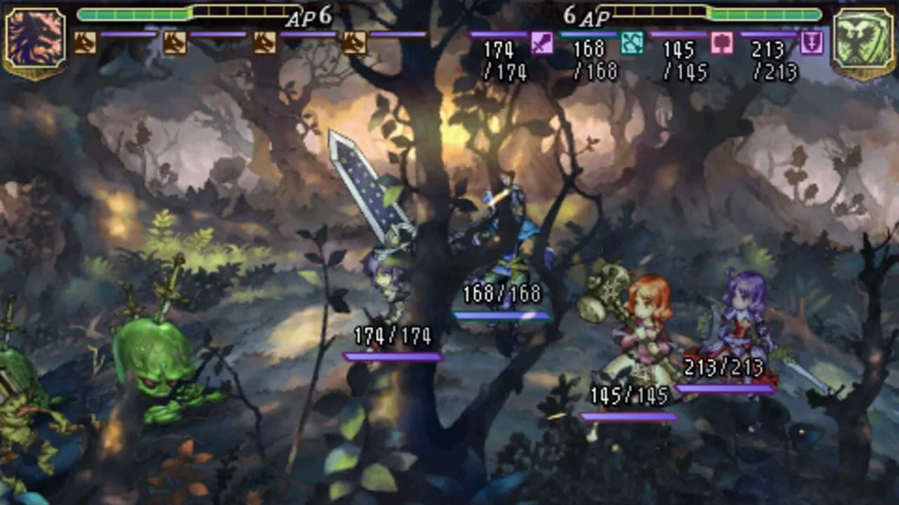 Grand Knights History gameplay on PlayStation Portable