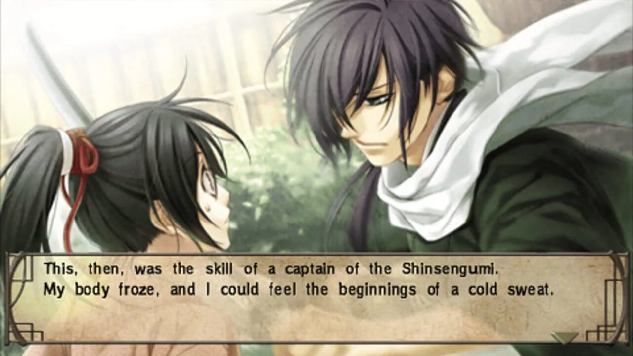 Hakuoki: Demon of the Fleeting Blossom screenshot 1