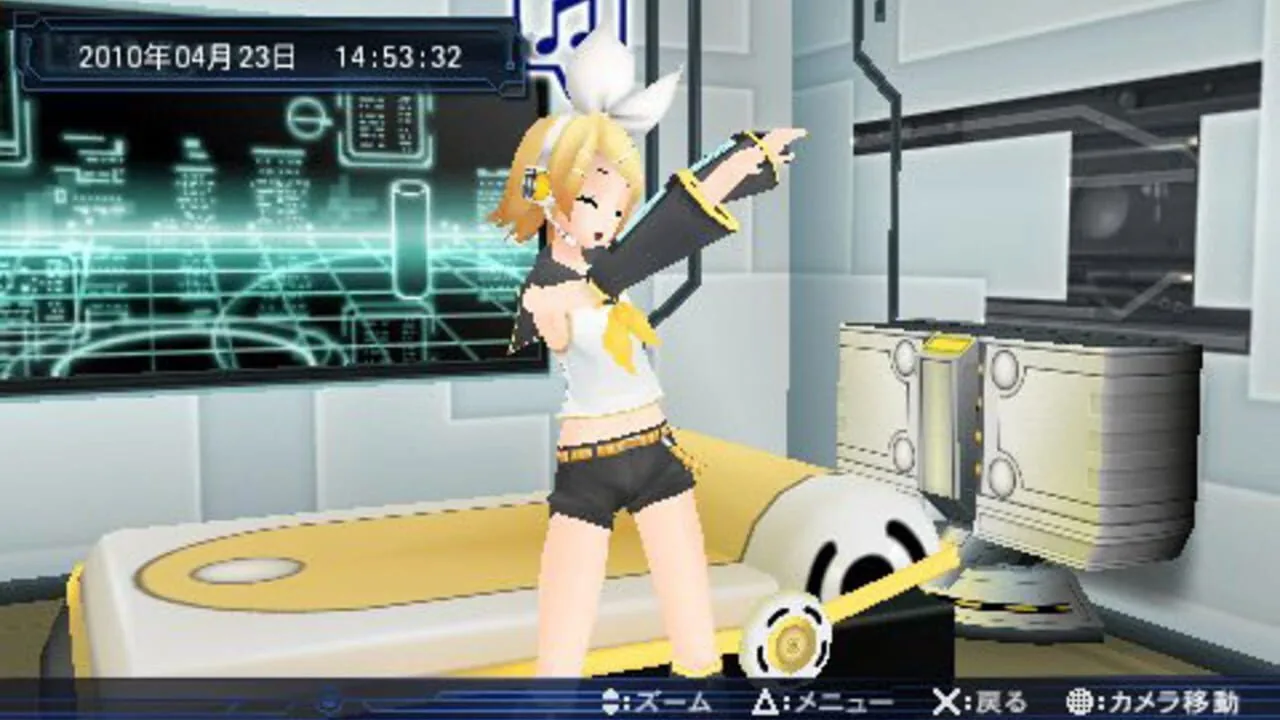 Hatsune Miku: Project Diva 2nd gameplay on PlayStation Portable