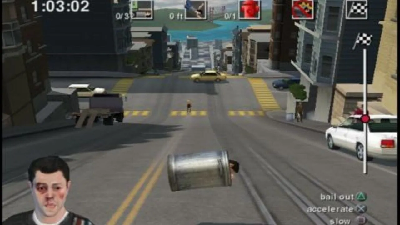 Jackass: The Game gameplay on PlayStation Portable