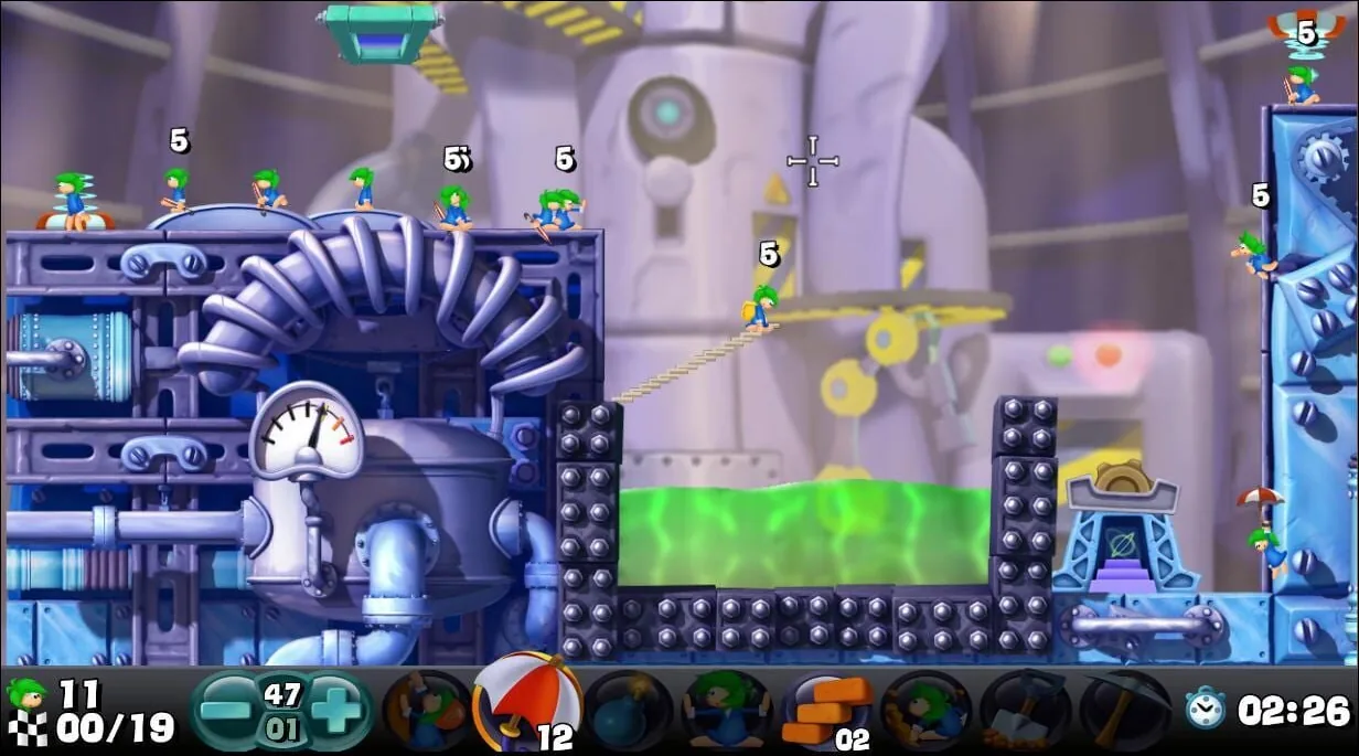 Lemmings screenshot 1