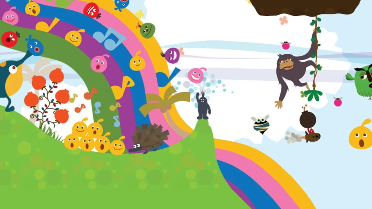 LocoRoco 2 gameplay on PlayStation Portable