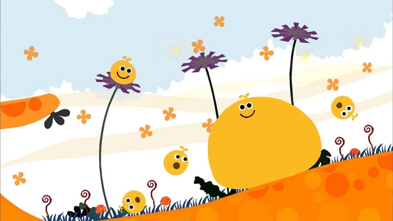 LocoRoco gameplay on PlayStation Portable