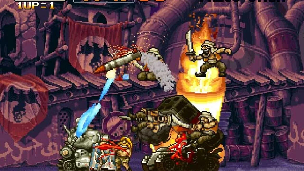 Metal Slug Anthology gameplay on PlayStation Portable