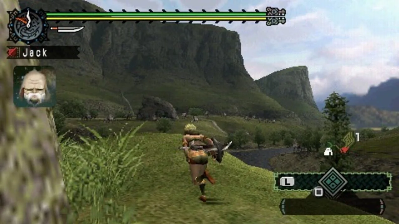Monster Hunter Freedom screenshot 1