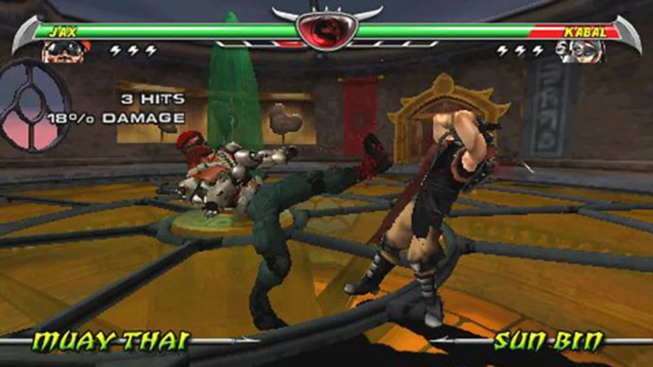 Mortal Kombat: Unchained gameplay on PlayStation Portable