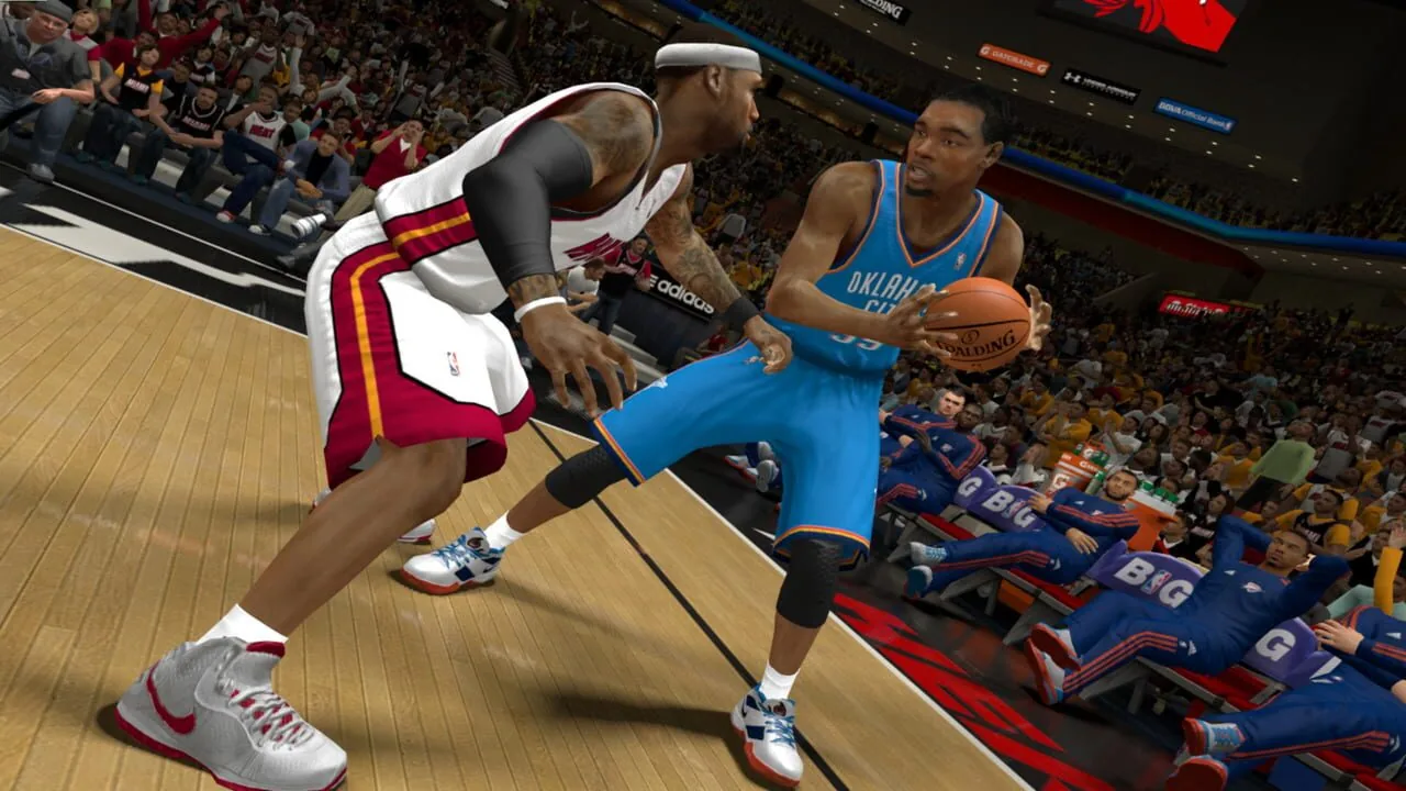 NBA 2K13 gameplay on PlayStation Portable