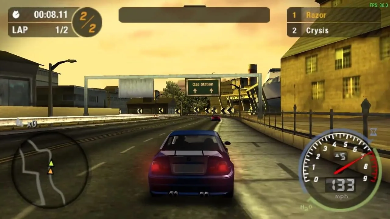 Need for Speed: Most Wanted 5-1-0 gameplay on PlayStation Portable