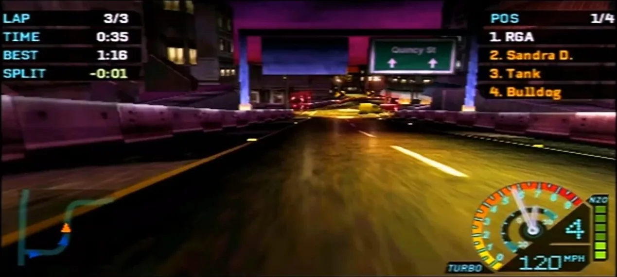 Need for Speed: Underground Rivals gameplay on PlayStation Portable