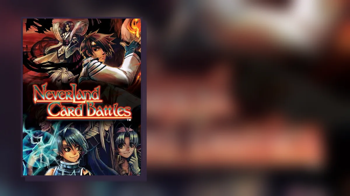 Neverland Card Battles on PlayStation Portable: box art and gameplay