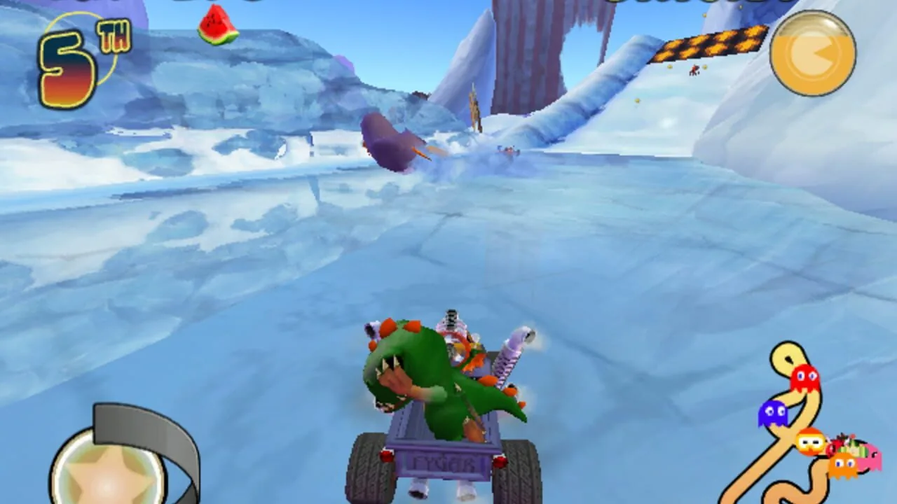 Pac-Man World Rally gameplay on PlayStation Portable