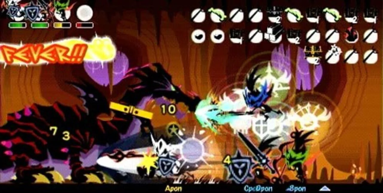 Patapon 3 gameplay on PlayStation Portable